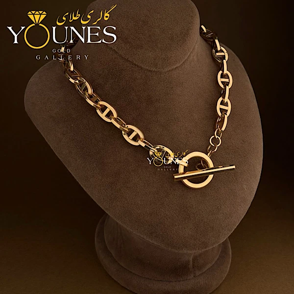 گردنبند طلا هرمس قفل T